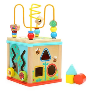 5 játék egyben készségfejlesztő kocka - kert