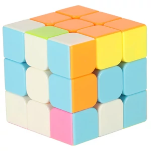 Logikai játék 3x3 kocka - Rubik - Neon