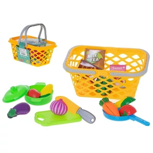 Szeletelhető gyümölcsök és zöldségek - 18 részből álló kosárban  Szeletelhető gyümölcsök és zöldségek - 18 részből álló kosárban