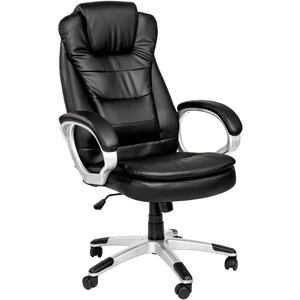 Stephan, modern, elegáns, műbőr főnöki fotel fekete színben. Stephan, modern, elegáns, műbőr főnöki fotel fekete színben.
