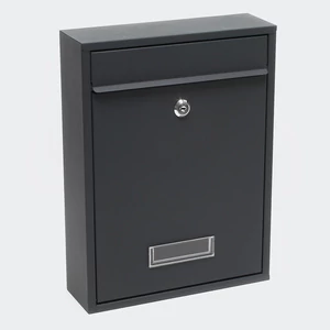 Porto álló postaláda antracit szürke színben. Porto álló postaláda antracit szürke színben.