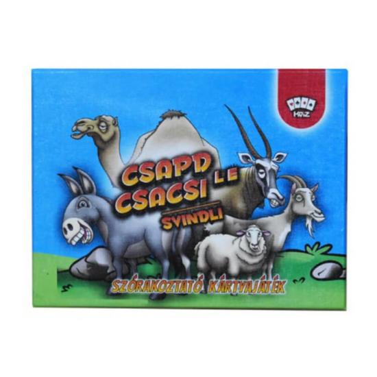 Csapd le csacsi és Svindli kártyajáték dobozos