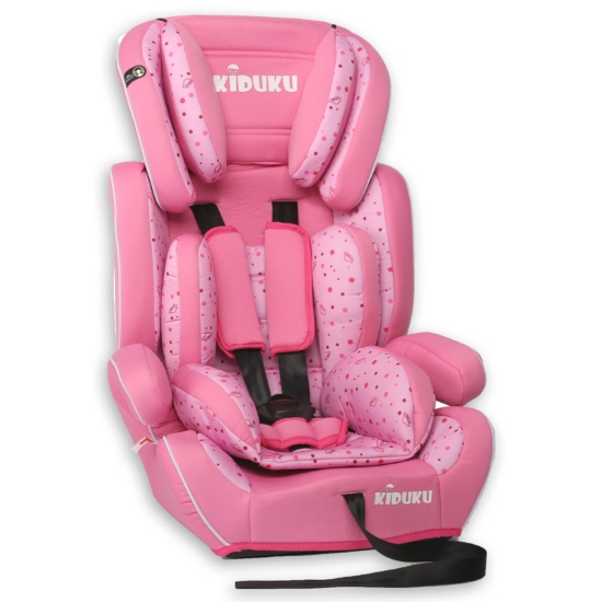 Autós gyerekülés 9-36 kg rózsaszín színben kislányoknak - KIDUKU®