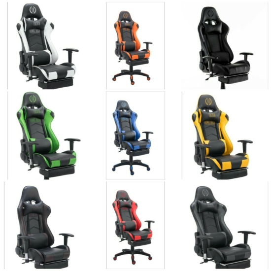 "Turbox" gamer szék lábtartóval - többféle színben