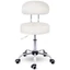 Háttámlás kozmetikai forgószék 8 féle színben - Praxi - Bézs