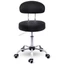 Háttámlás kozmetikai forgószék 8 féle színben - Praxi - Fekete