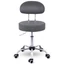 Háttámlás kozmetikai forgószék 8 féle színben - Praxi - Szürke