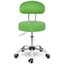 Háttámlás kozmetikai forgószék 8 féle színben - Praxi - Zöld
