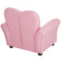 Kép 4/5 - Gyerek mini fotel, szív alakú, rózsaszín - Hercegnő