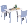 Kép 3/7 - Gyermek asztal 2 székkel - King - kék