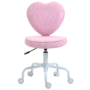 Kép 1/4 - Gyerek irodai szék szív design - rózsaszín színben