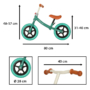 Kép 2/3 - Trike Fix Balance  Futóbicikli - zöld színben