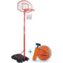 Kép 1/5 - Infantastic® kosárlabdapalánk,  állítható magasságú (148-200), állvánnyal és ajándék pumpával és labdával