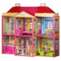 Kép 1/2 - Két szintes Babaház, bútorokkal -128 db-os - Barbie babához