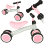 Kép 1/5 - Trike - négykerekű lábbal hajtós kis bicikli - rózsaszín színben