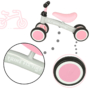 Kép 3/5 - Trike - négykerekű lábbal hajtós kis bicikli - rózsaszín színben