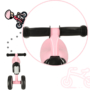 Kép 4/5 - Trike - négykerekű lábbal hajtós kis bicikli - rózsaszín színben
