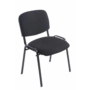 Kép 1/10 - Ken irodai tárgyalószék, irodai szék fekete színben, XL méretben.