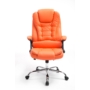 Kép 46/64 - Nagy teherbírású főnöki fotel narancssárga színben - Tor 150 kg