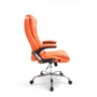 Kép 47/64 - Nagy teherbírású főnöki fotel narancssárga színben - Tor 150 kg