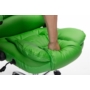 Kép 63/64 - Nagy teherbírású főnöki fotel zöld színben - Tor 150 kg