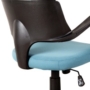 Kép 12/18 - Vince ergonómikus irodai szék kék-fekete színben, lenvászon kárpittal.
