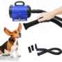 Kép 8/20 - Kutya szárítógép, kutya hajszárító – 2400 W, kék színben - PawHut®