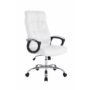 Kép 11/41 - Posseidon műbőr iroda szék fehér színben.
