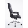 Kép 19/41 - Posseidon műbőr iroda szék fekete színben.