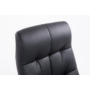 Kép 21/41 - Posseidon műbőr iroda szék fekete színben.