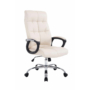 Kép 25/41 - Posseidon műbőr iroda szék krém színben.