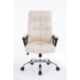 Kép 26/41 - Posseidon műbőr iroda szék krém színben.