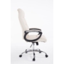 Kép 27/41 - Posseidon műbőr iroda szék krém színben.