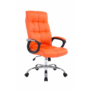 Kép 30/41 - Posseidon műbőr iroda szék narancs színben.