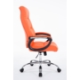 Kép 32/41 - Posseidon műbőr iroda szék narancs színben.