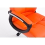 Kép 33/41 - Posseidon műbőr iroda szék narancs színben.