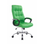 Kép 38/41 - Posseidon műbőr iroda szék zöld színben.