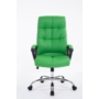 Kép 39/41 - Posseidon műbőr iroda szék zöld színben.
