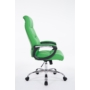Kép 40/41 - Posseidon műbőr iroda szék zöld színben.