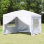 Kép 4/5 - Kerti sörsátor, party sátor 3x3 méteres, fehér színben