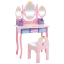 Kép 7/17 - Gyermek fésülködő asztal - Princess - rózsaszín