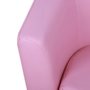 Kép 2/12 - Rózsaszín gyerek fotel szép varrásokkal