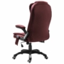 Kép 4/6 - Főnöki fotel masszázs funkcióval, bordó színben - Aida