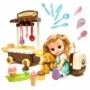 Kép 1/10 - Játék cukrászda, fagylaltozó kellékekkel, babával és ajándék mackóval
