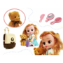 Kép 2/10 - Játék cukrászda, fagylaltozó kellékekkel, babával és ajándék mackóval