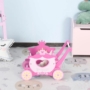 Kép 3/12 - Fa játék babakocsi rózsaszín -Princess