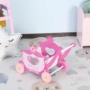 Kép 5/12 - Fa játék babakocsi rózsaszín -Princess