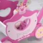 Kép 10/12 - Fa játék babakocsi rózsaszín -Princess