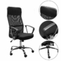 Kép 3/5 - Ergonomikus irodai szék magasított háttámlával, fekete színben - Péter