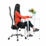 Kép 2/5 - Ergonomikus irodai szék magasított háttámlával, fekete színben - Péter